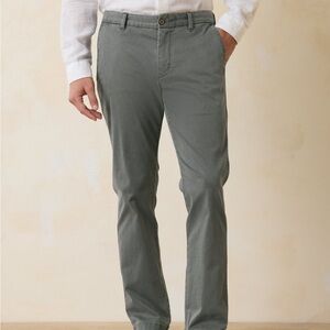 TOMMY BAHAMA Borcay Flat Front Pant Grey Chino Mens Trouser Sz 48 x 30 NEW